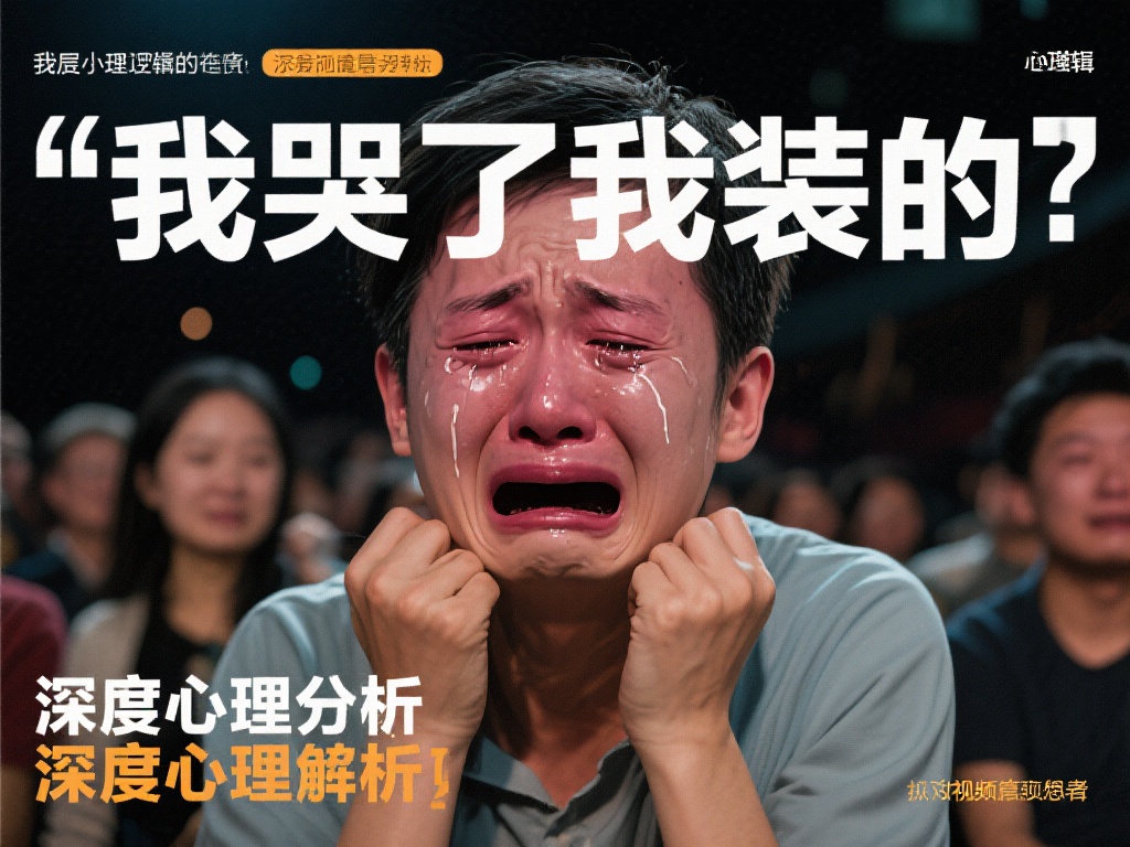 “我哭了我装的”：深层心理剖析
标题中